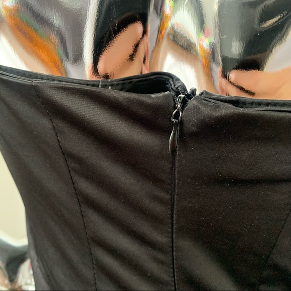 Brand New Rinascimento Satin Cocktail Dress (made in Italy) - Picture 4 of 7